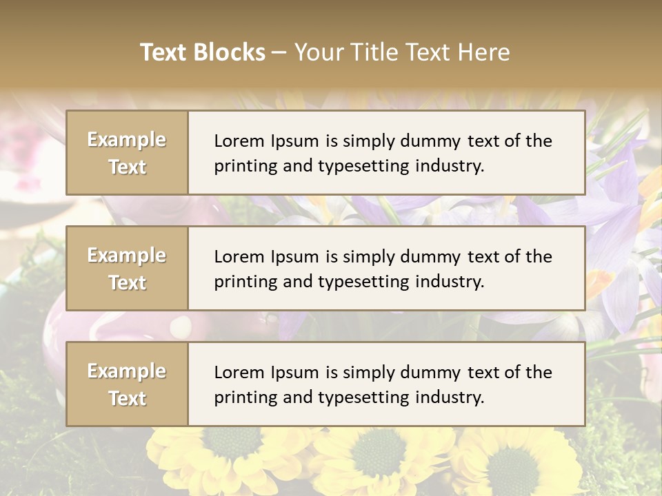 Bunt Gestaltung Landhaus PowerPoint Template