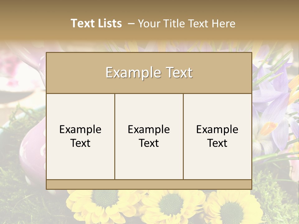 Bunt Gestaltung Landhaus PowerPoint Template