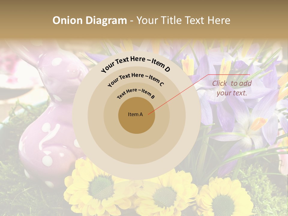 Bunt Gestaltung Landhaus PowerPoint Template