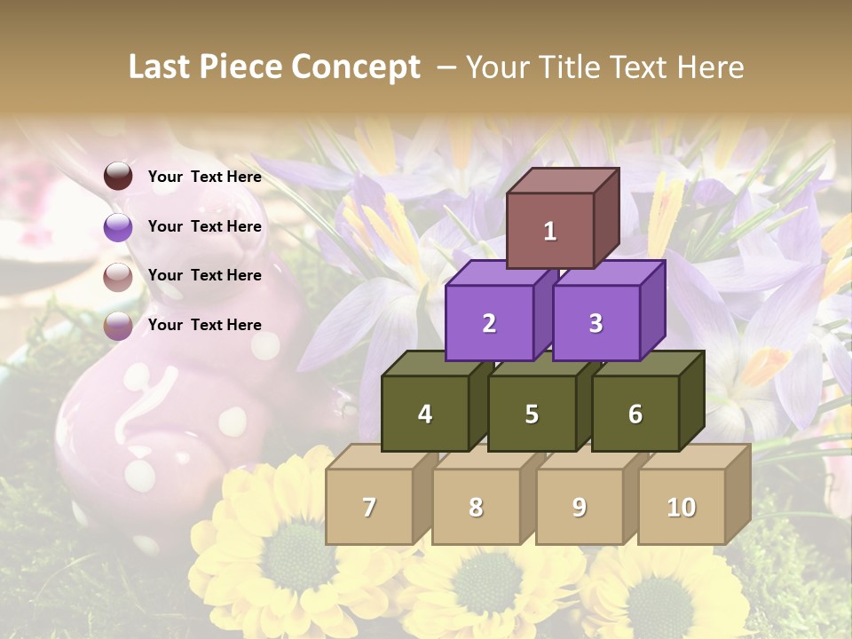 Bunt Gestaltung Landhaus PowerPoint Template