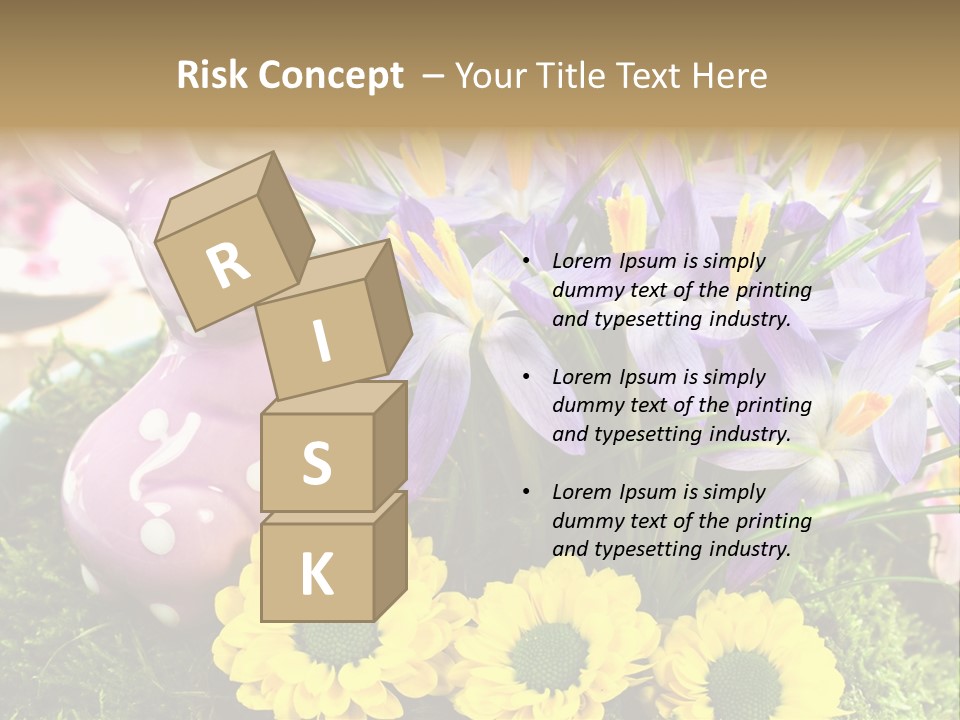 Bunt Gestaltung Landhaus PowerPoint Template