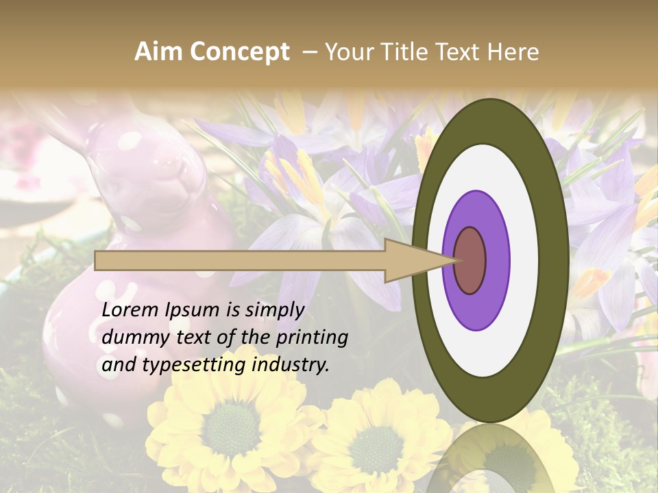 Bunt Gestaltung Landhaus PowerPoint Template