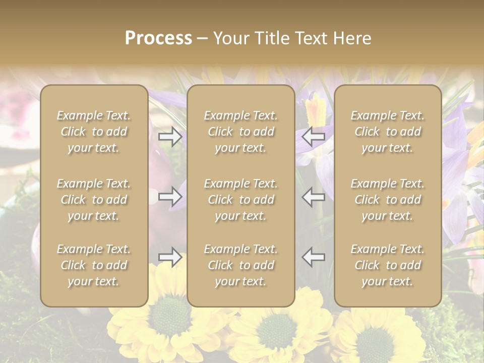 Bunt Gestaltung Landhaus PowerPoint Template