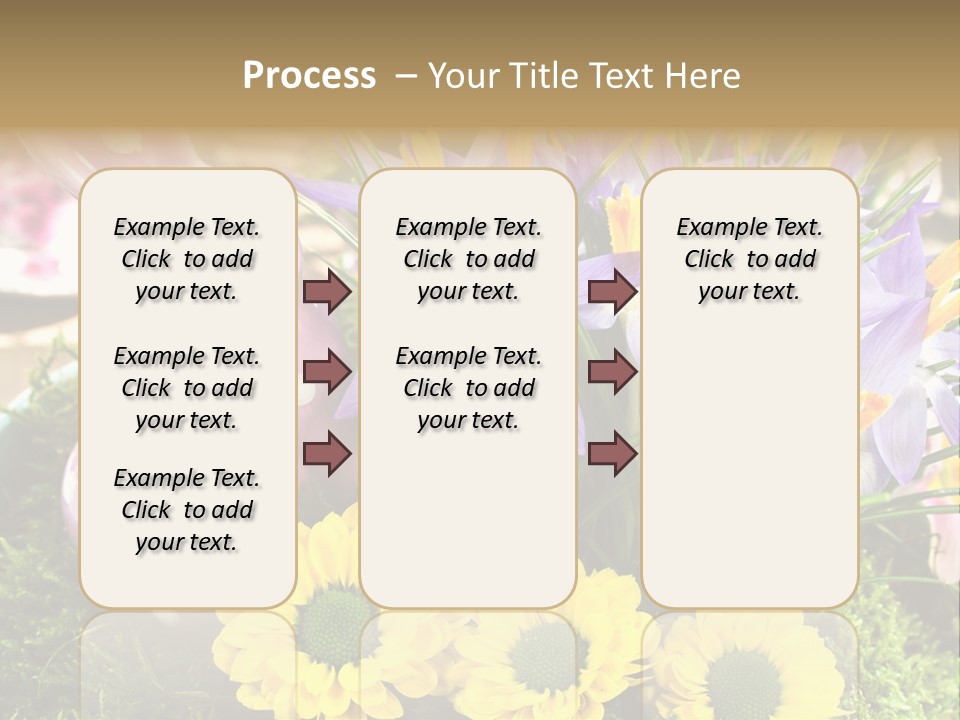 Bunt Gestaltung Landhaus PowerPoint Template