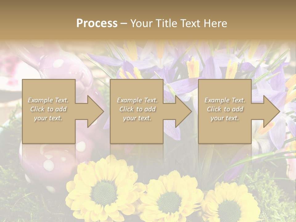 Bunt Gestaltung Landhaus PowerPoint Template