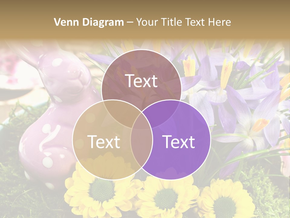 Bunt Gestaltung Landhaus PowerPoint Template