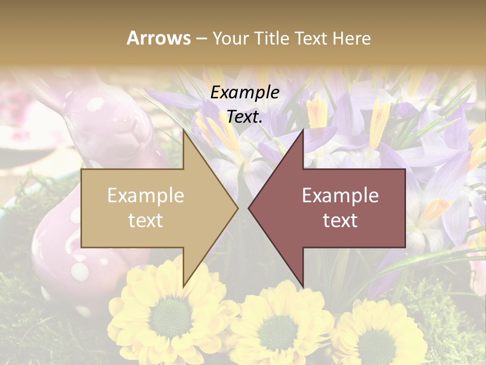 Bunt Gestaltung Landhaus PowerPoint Template