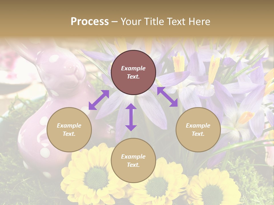 Bunt Gestaltung Landhaus PowerPoint Template