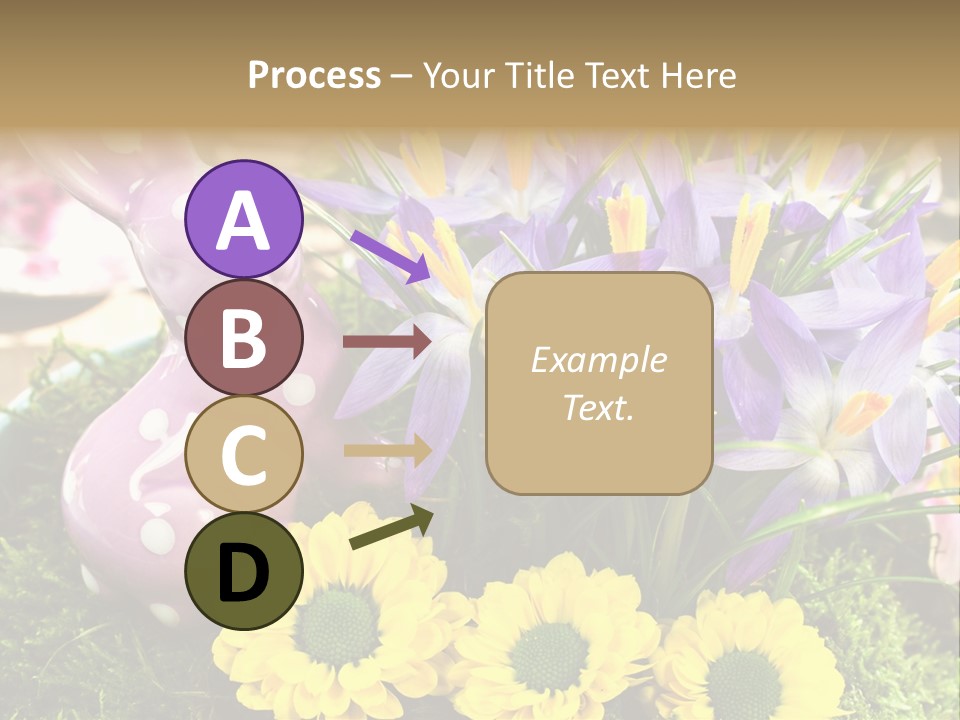 Bunt Gestaltung Landhaus PowerPoint Template