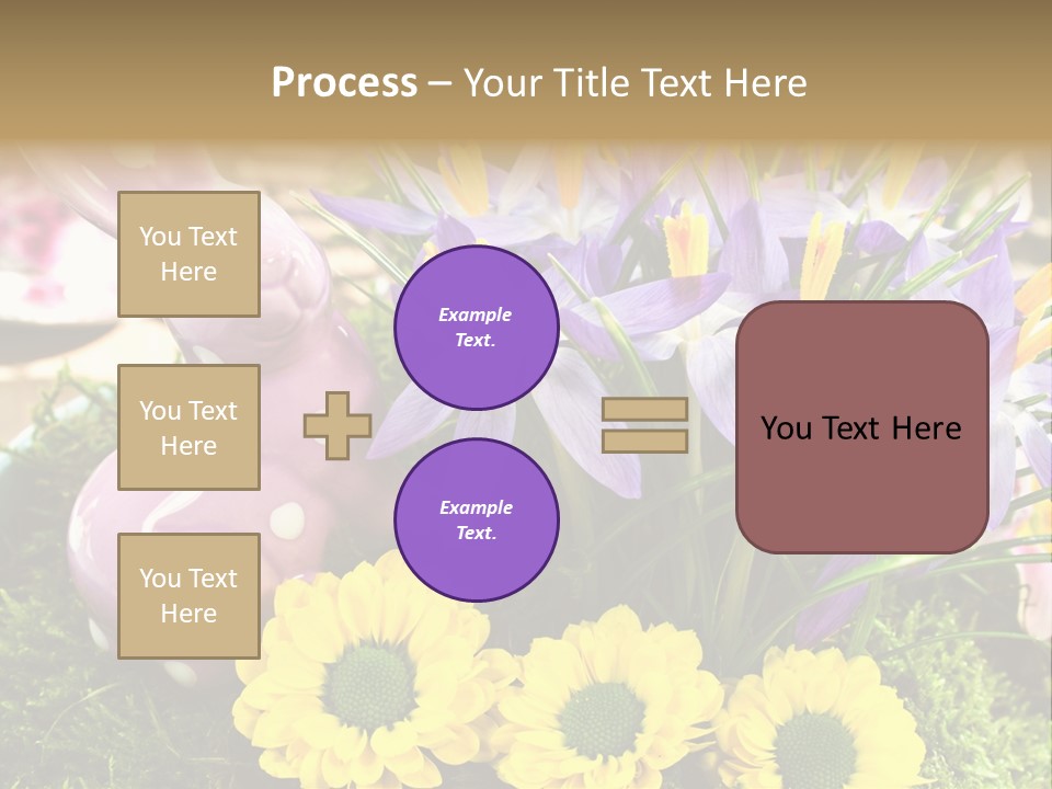 Bunt Gestaltung Landhaus PowerPoint Template