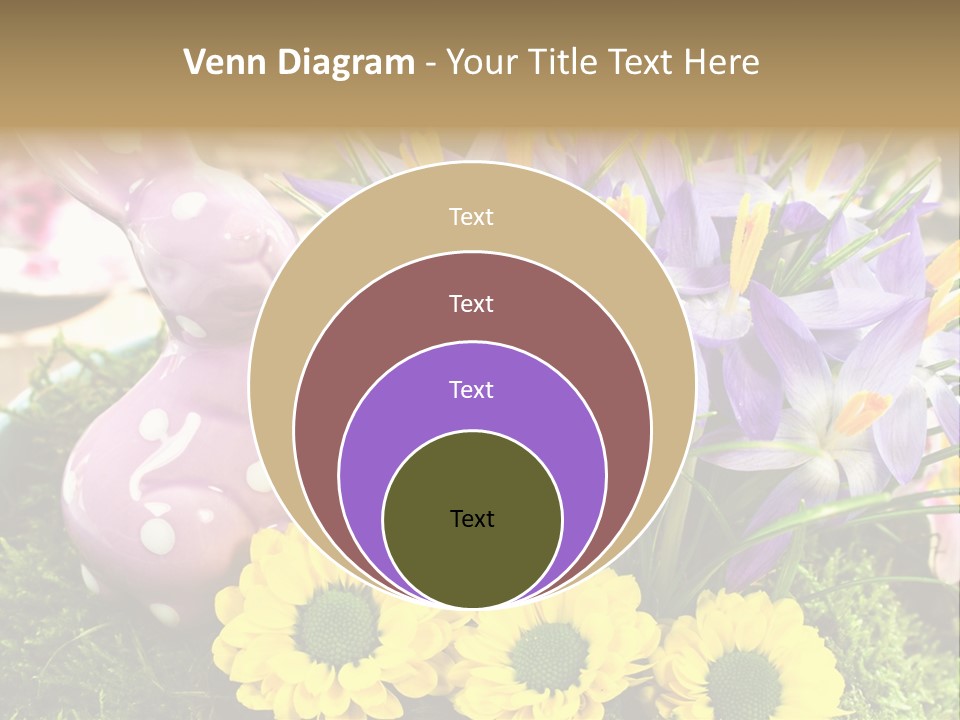 Bunt Gestaltung Landhaus PowerPoint Template