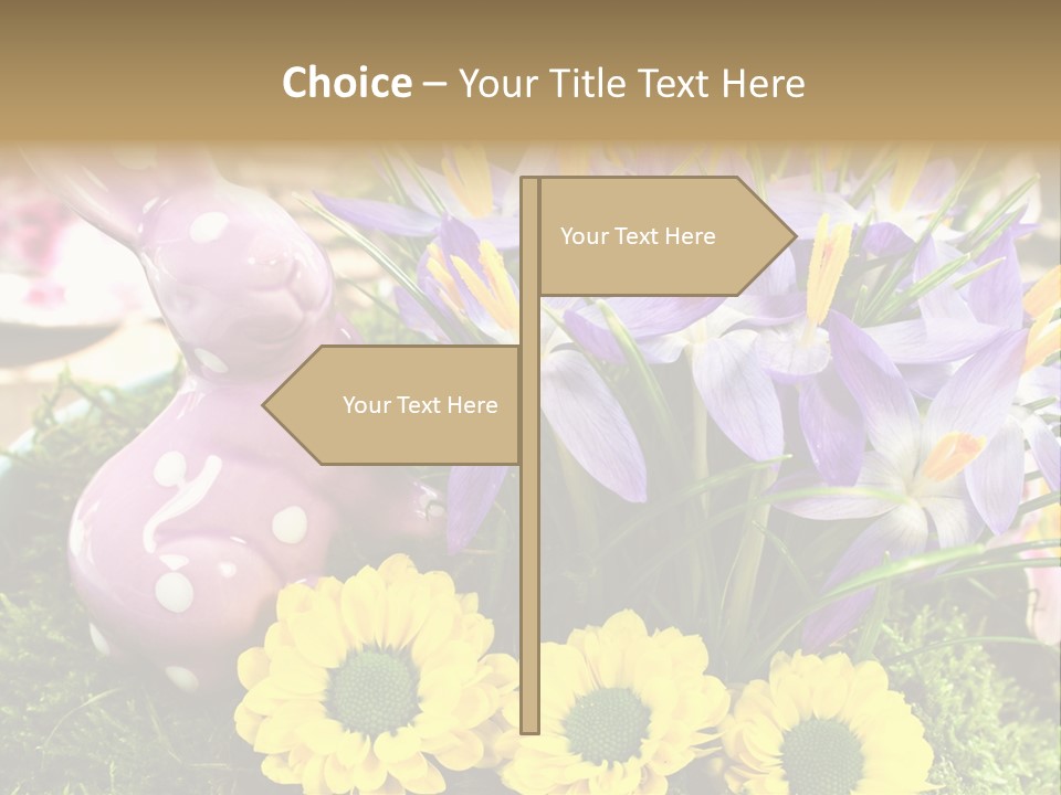 Bunt Gestaltung Landhaus PowerPoint Template