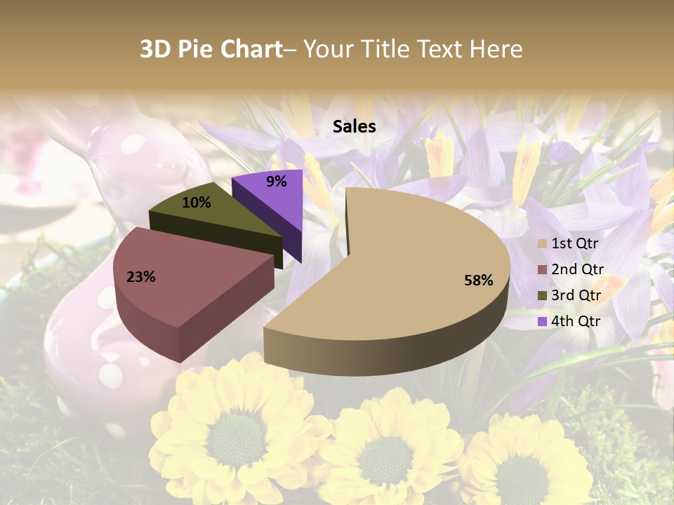 Bunt Gestaltung Landhaus PowerPoint Template
