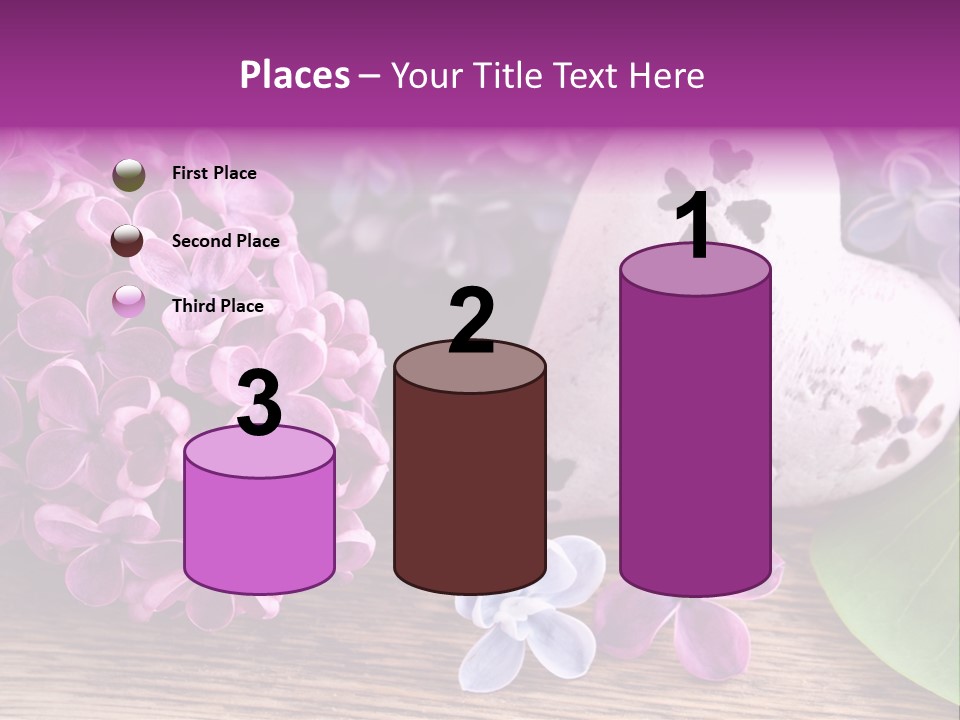 Rosa Gartenblumen Blume PowerPoint Template