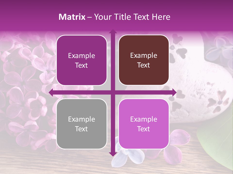 Rosa Gartenblumen Blume PowerPoint Template