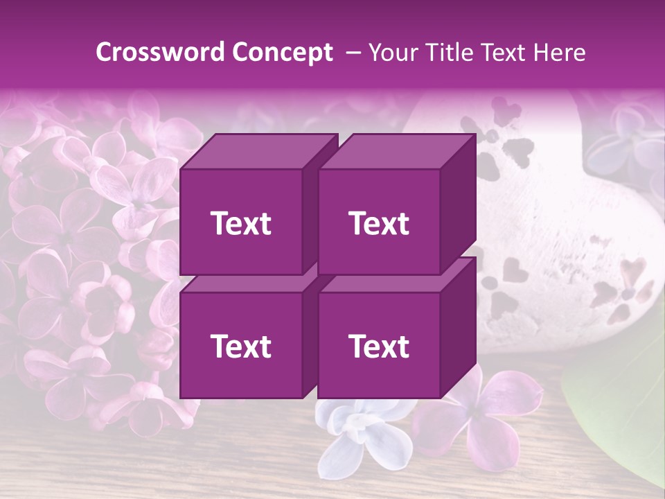 Rosa Gartenblumen Blume PowerPoint Template