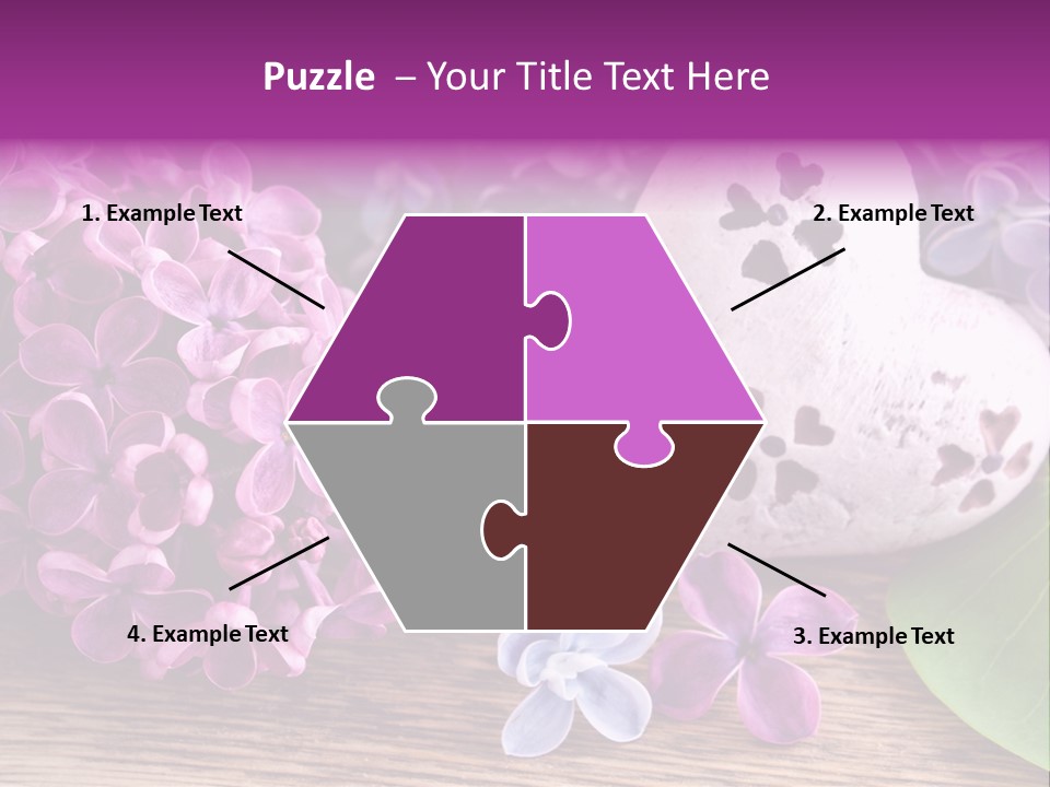 Rosa Gartenblumen Blume PowerPoint Template