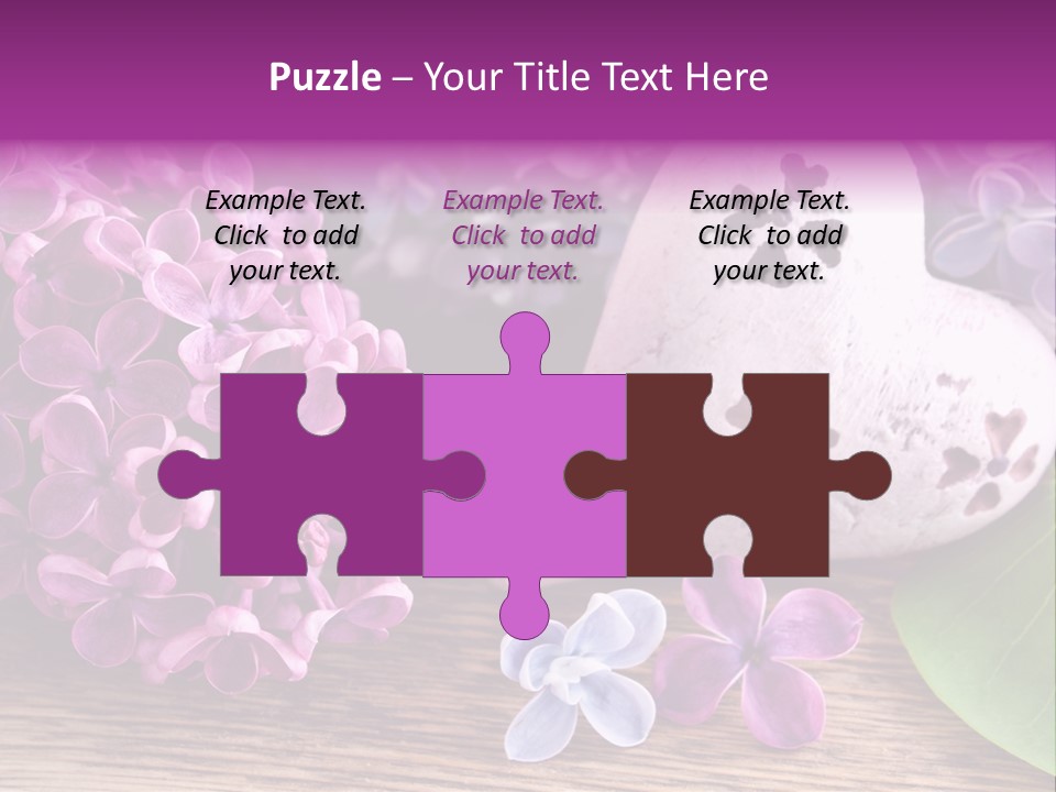 Rosa Gartenblumen Blume PowerPoint Template