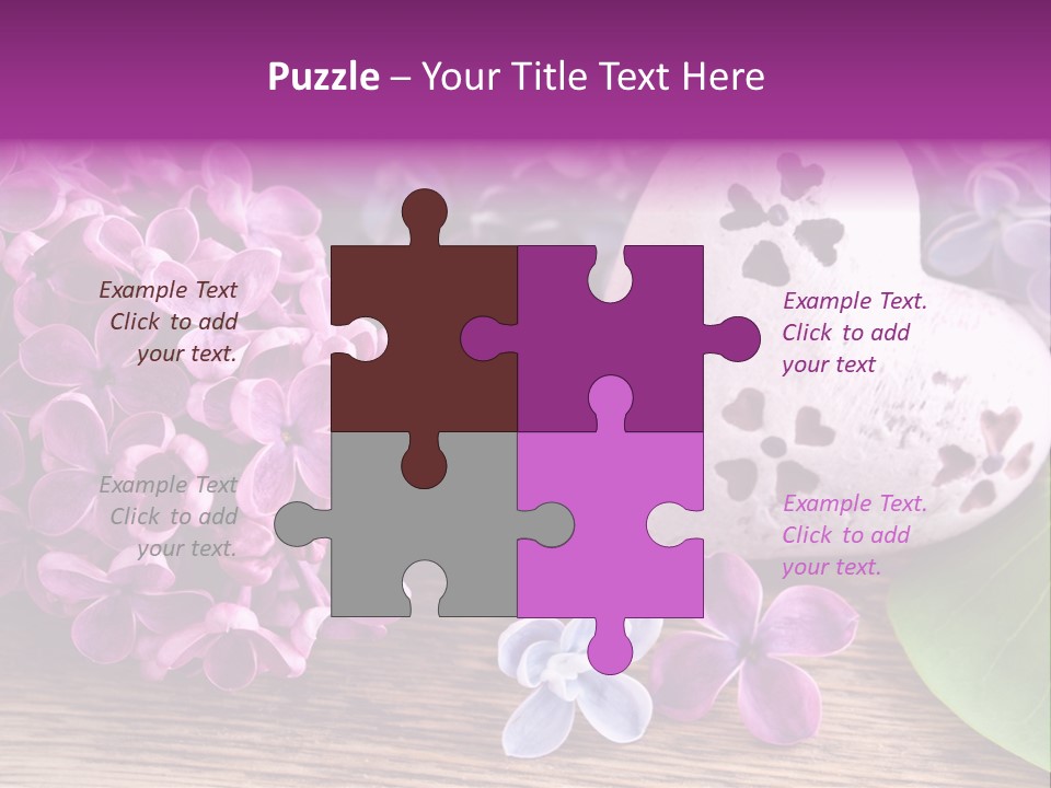 Rosa Gartenblumen Blume PowerPoint Template