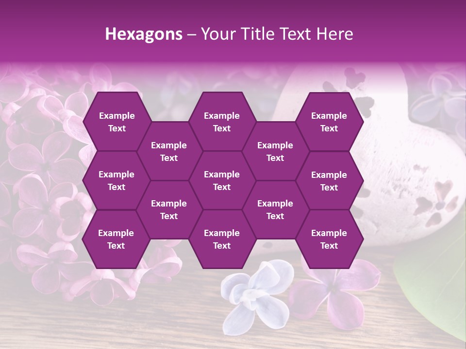 Rosa Gartenblumen Blume PowerPoint Template