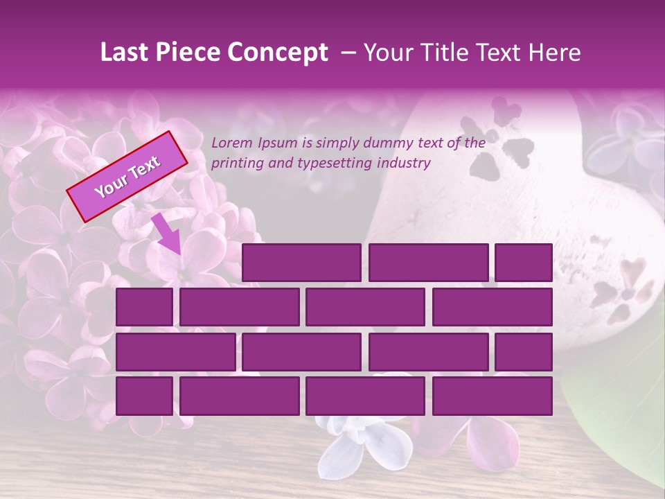 Rosa Gartenblumen Blume PowerPoint Template