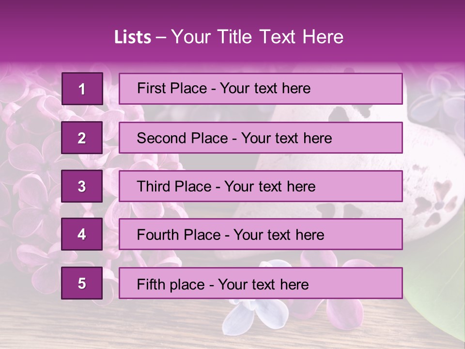 Rosa Gartenblumen Blume PowerPoint Template