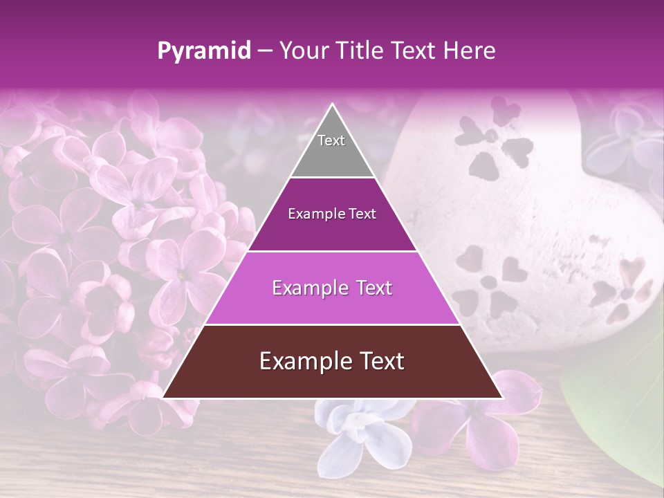 Rosa Gartenblumen Blume PowerPoint Template