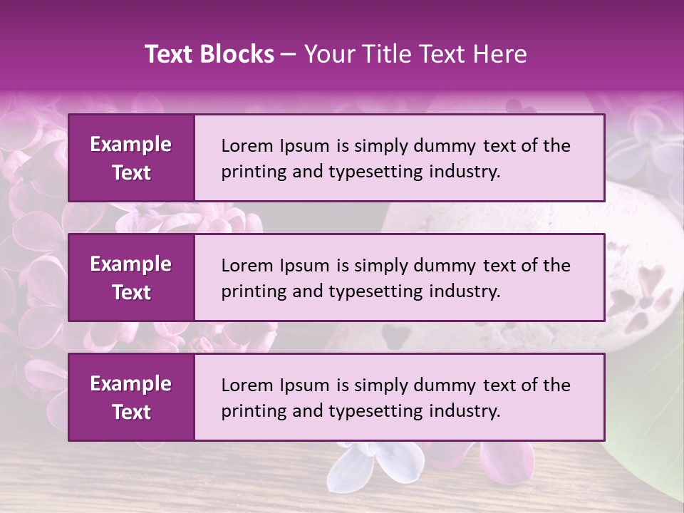 Rosa Gartenblumen Blume PowerPoint Template