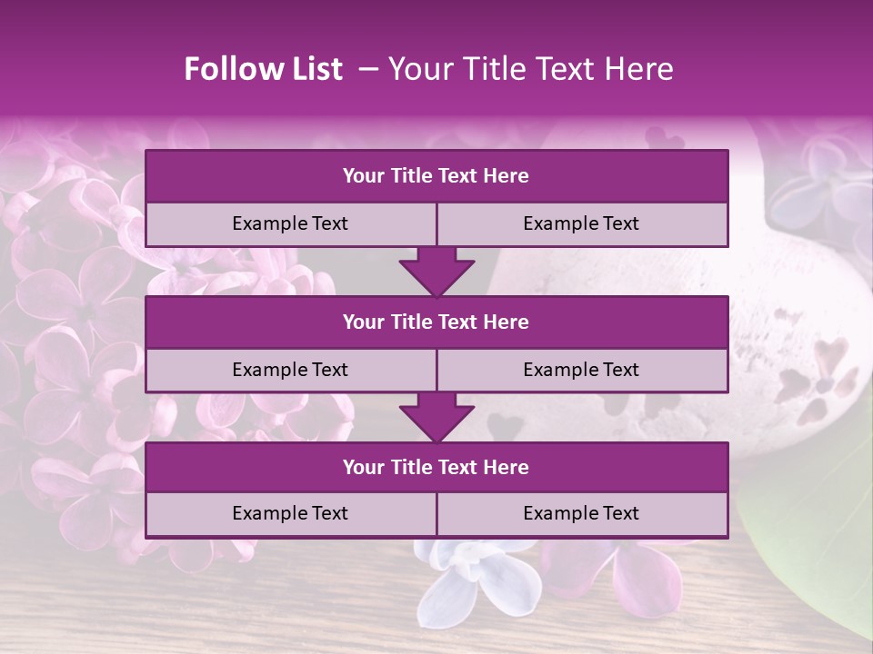 Rosa Gartenblumen Blume PowerPoint Template