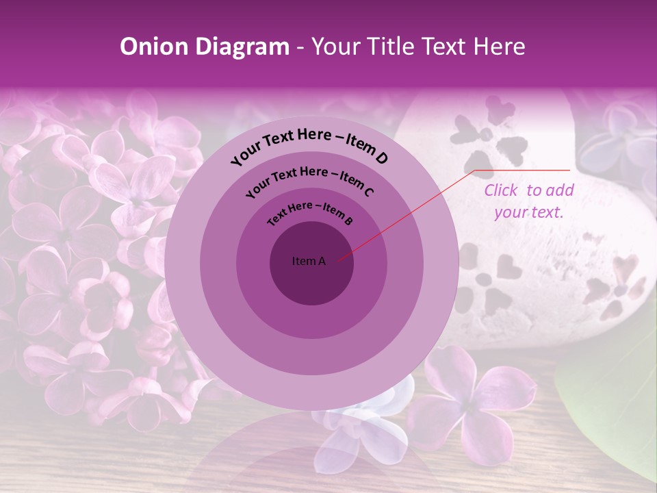 Rosa Gartenblumen Blume PowerPoint Template