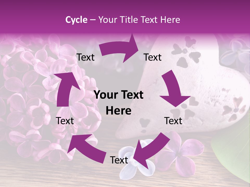 Rosa Gartenblumen Blume PowerPoint Template