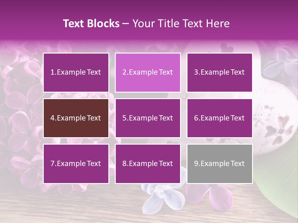 Rosa Gartenblumen Blume PowerPoint Template