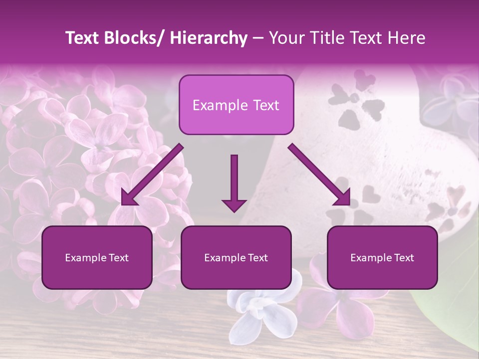 Rosa Gartenblumen Blume PowerPoint Template