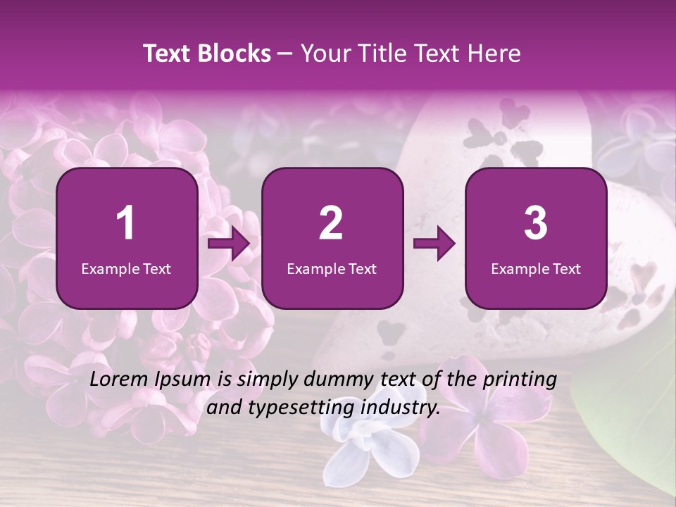 Rosa Gartenblumen Blume PowerPoint Template