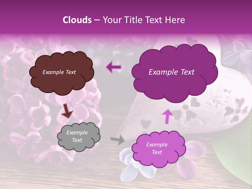 Rosa Gartenblumen Blume PowerPoint Template