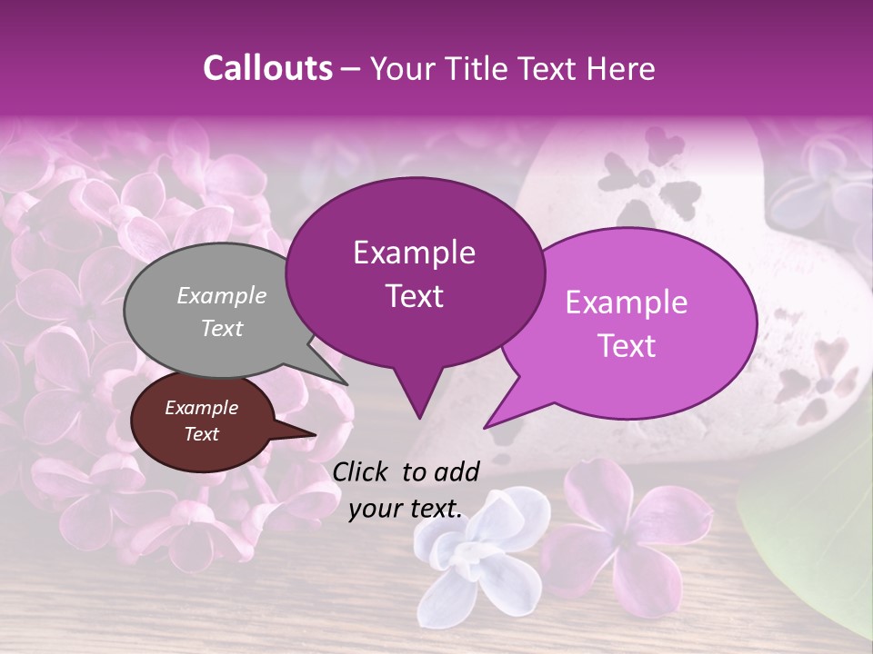 Rosa Gartenblumen Blume PowerPoint Template