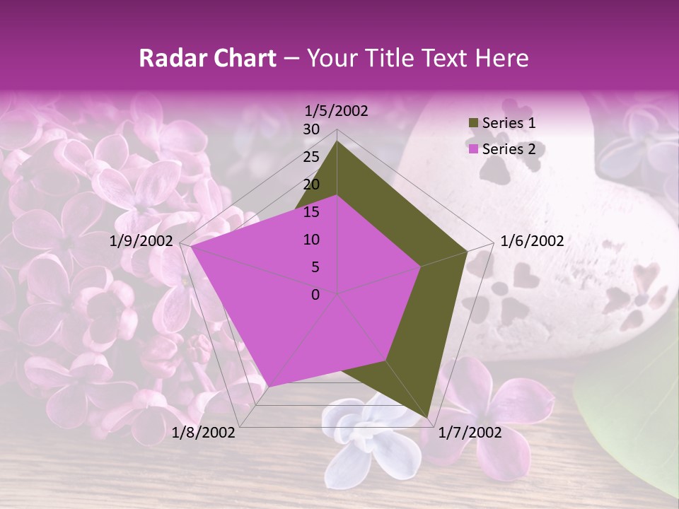 Rosa Gartenblumen Blume PowerPoint Template
