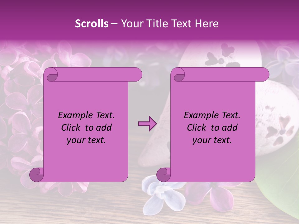 Rosa Gartenblumen Blume PowerPoint Template