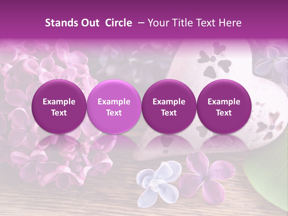 Rosa Gartenblumen Blume PowerPoint Template