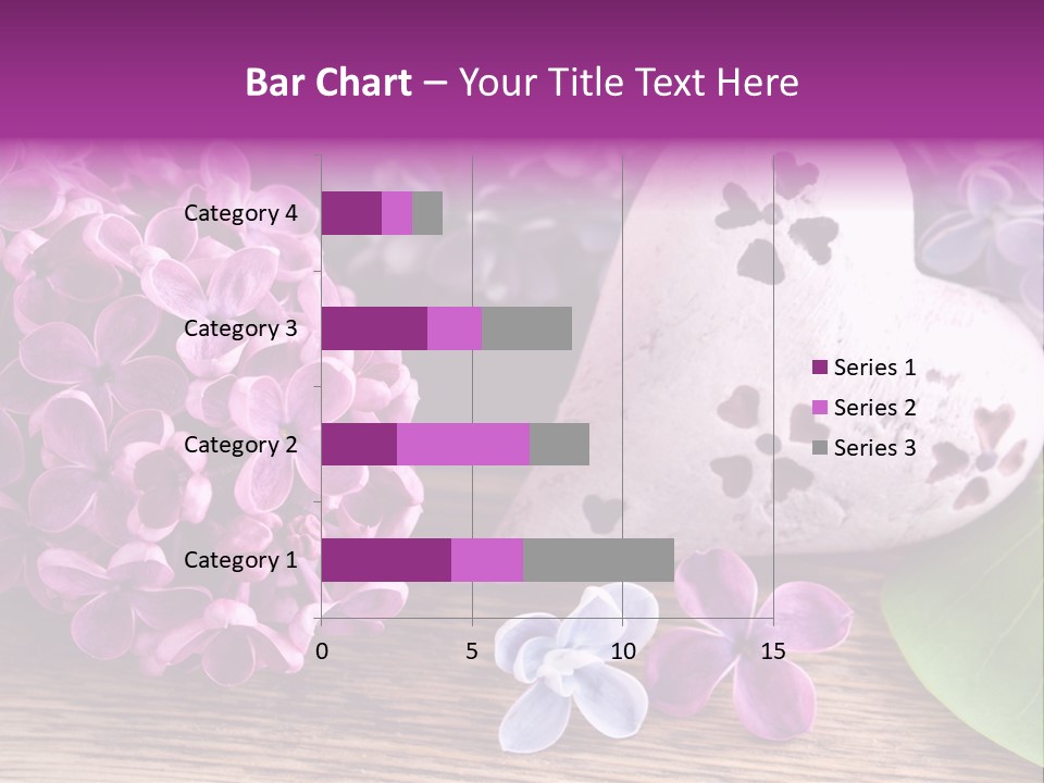 Rosa Gartenblumen Blume PowerPoint Template