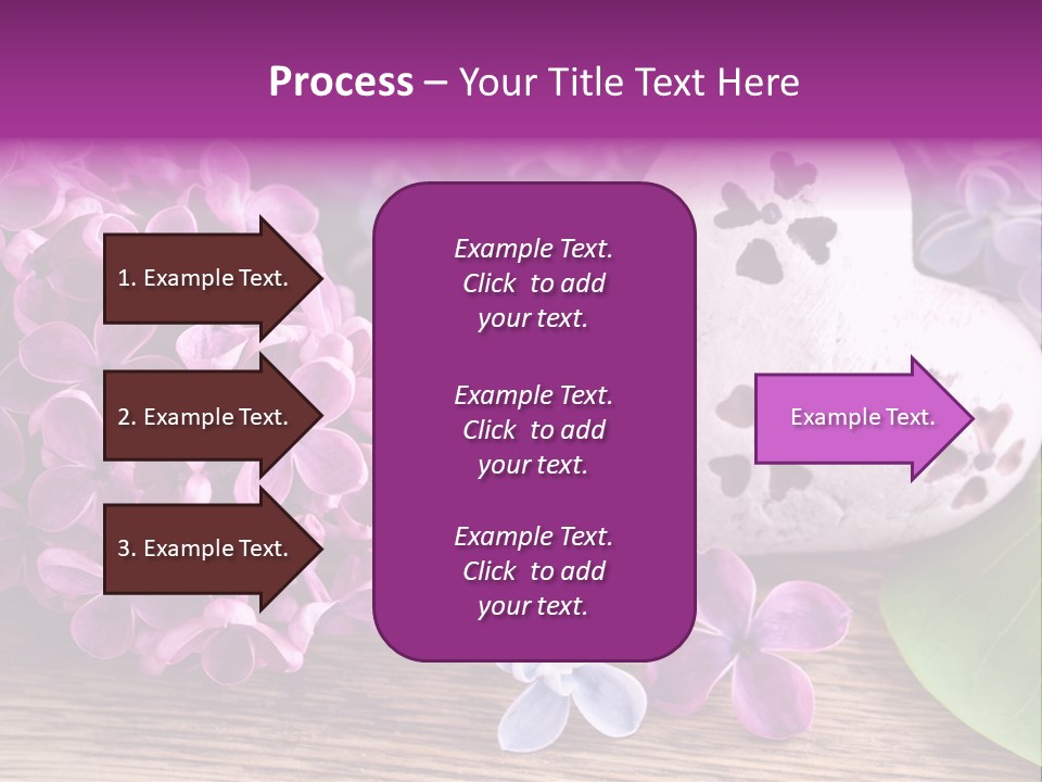 Rosa Gartenblumen Blume PowerPoint Template