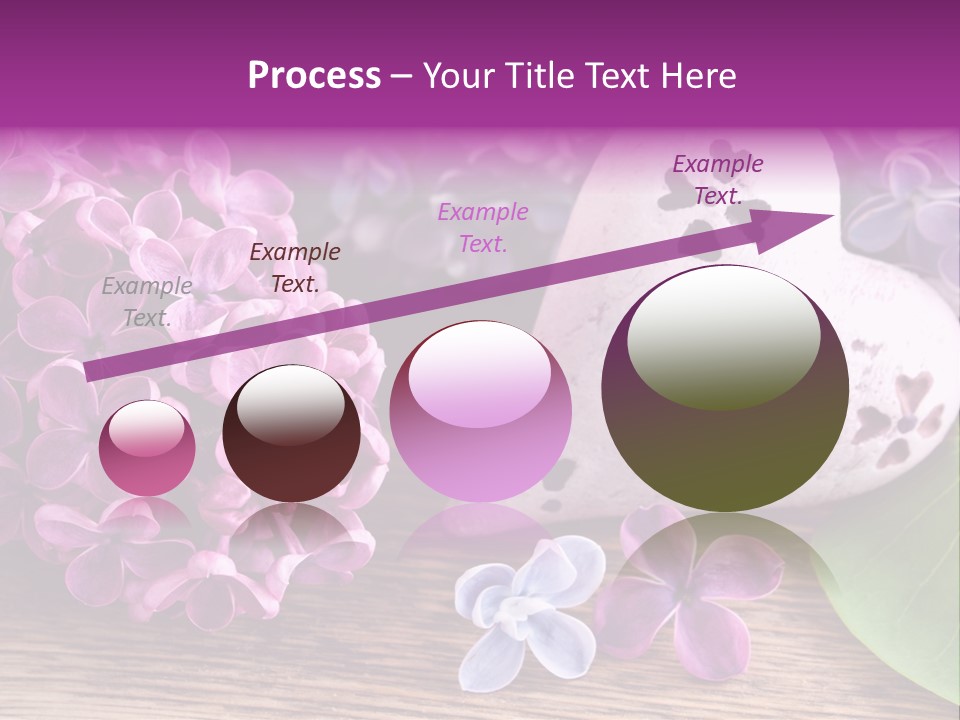 Rosa Gartenblumen Blume PowerPoint Template