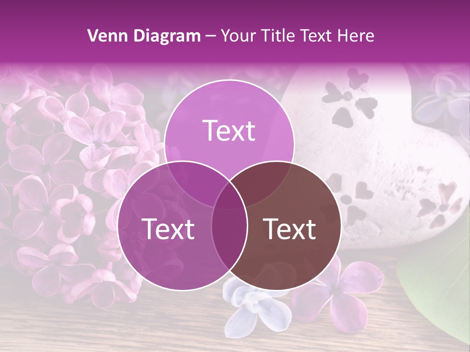 Rosa Gartenblumen Blume PowerPoint Template