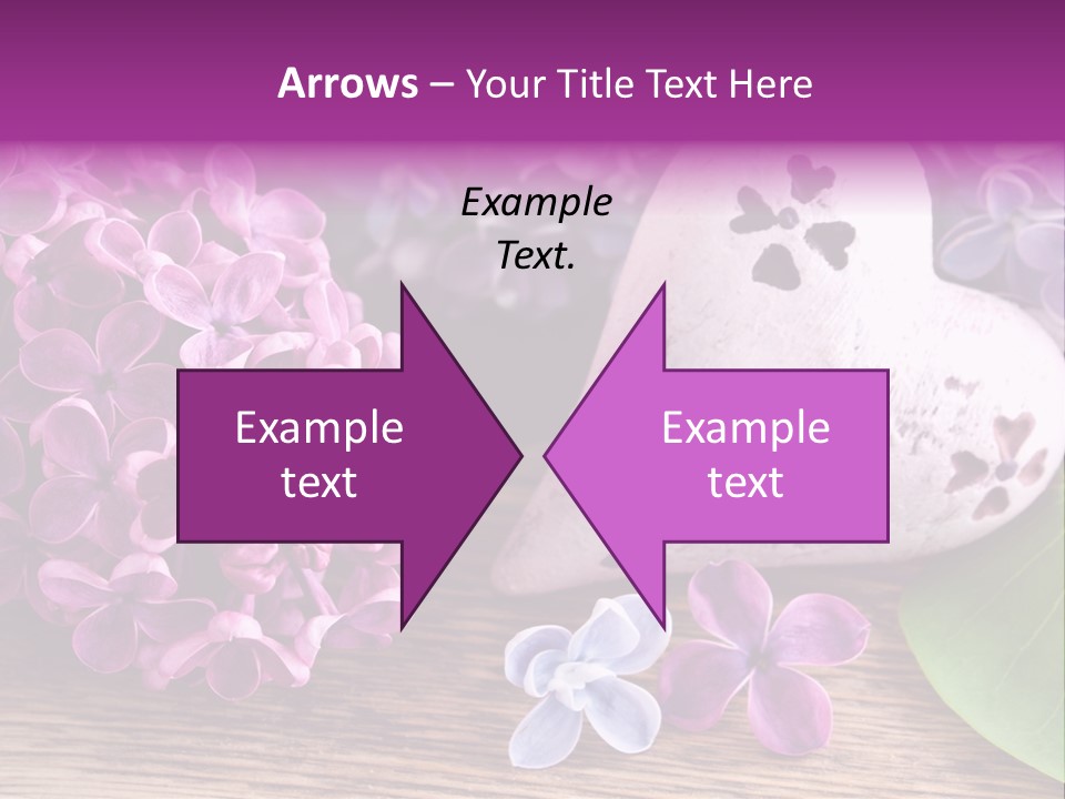 Rosa Gartenblumen Blume PowerPoint Template