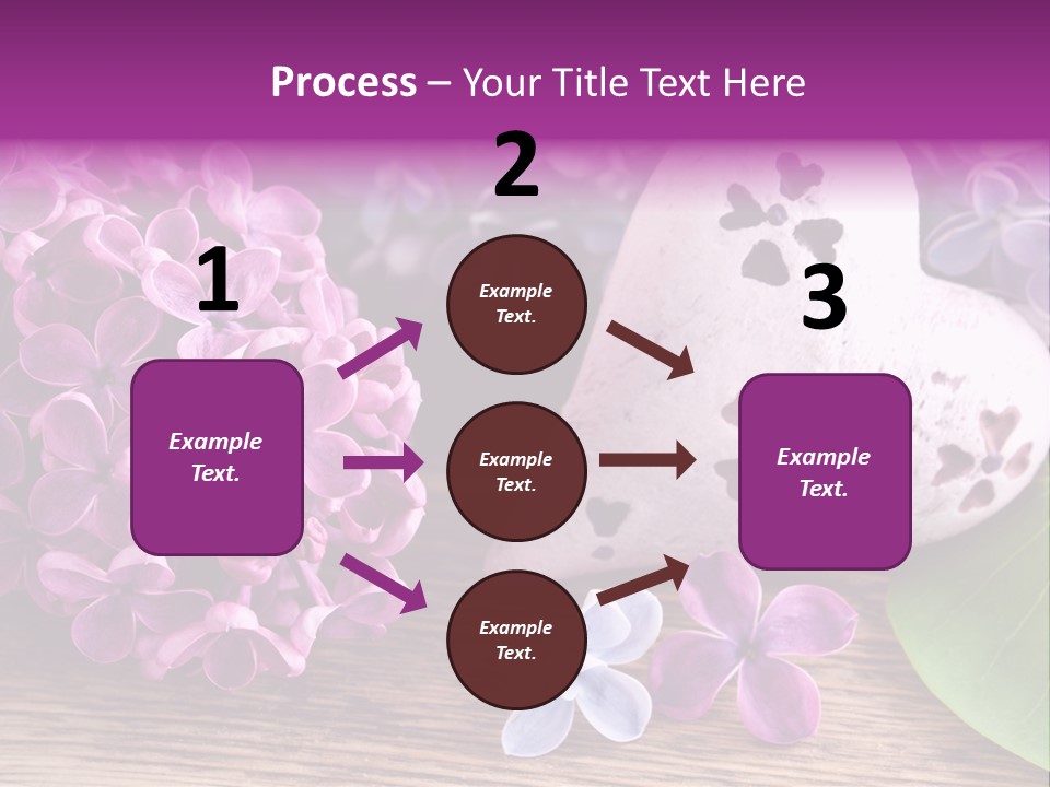 Rosa Gartenblumen Blume PowerPoint Template