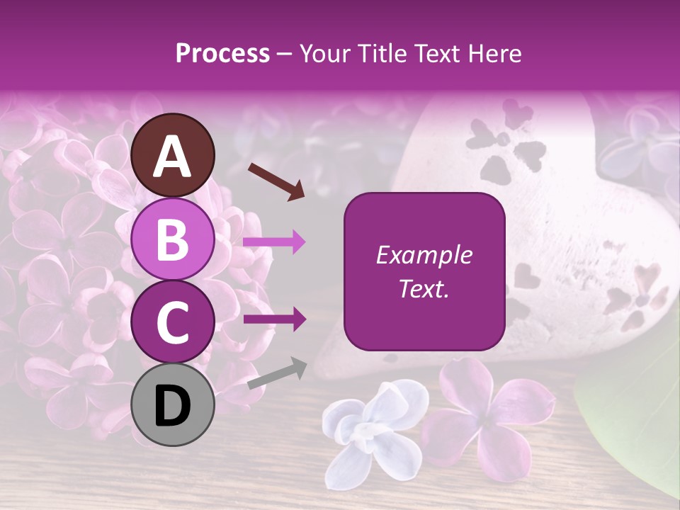 Rosa Gartenblumen Blume PowerPoint Template