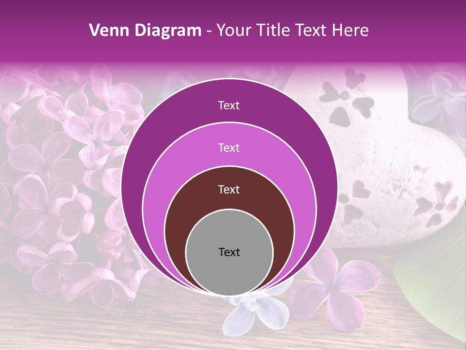 Rosa Gartenblumen Blume PowerPoint Template