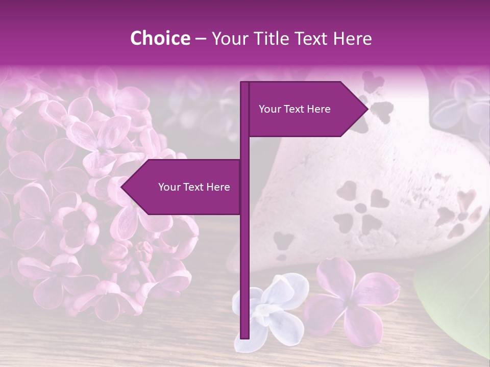 Rosa Gartenblumen Blume PowerPoint Template