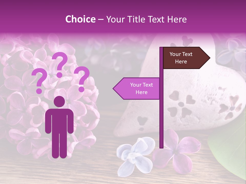 Rosa Gartenblumen Blume PowerPoint Template