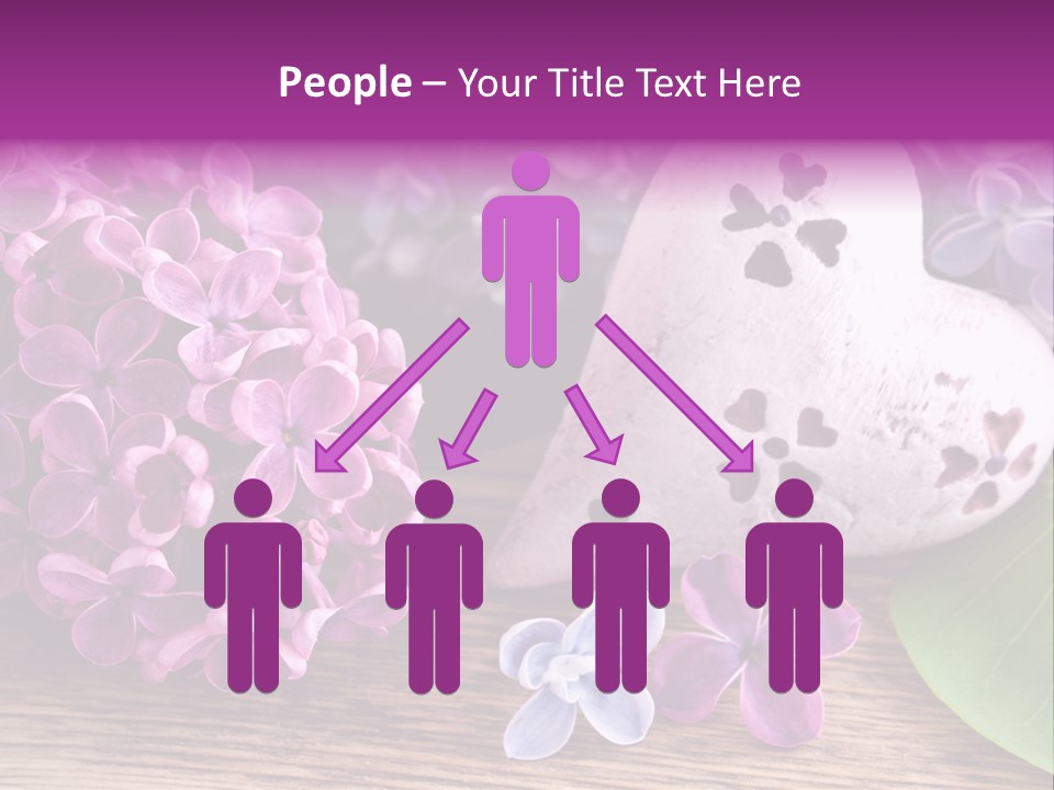 Rosa Gartenblumen Blume PowerPoint Template